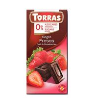 Torras Dark&Strawberries 0,075 kg Schokolade, 0.07 kg, Torras
