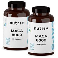 nutri+ Maca Kapseln schwarz rot gelb - 2x 60 Stück 120 St, 120 stk, Nutri+