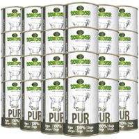 Schecker 100% Ziege PUR - Hunde Nassfutter getreidefrei glutenfrei hypoallergen -sensitiv 24x410 g Futter, 9840 g, Schecker