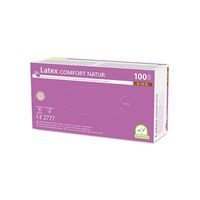 Medi-Inn Latex Comfort Natur Einmalhandschuhe 10x100 St Verband, 1000 stk, Medi-Inn