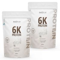 nutri+ 6K Eiweißpulver 2kg - Protein Shake ohne Whey 2000 g Pulver, 2000 g, Nutri+