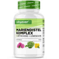 Vit4ever Mariendistel Artischocken Löwenzahn Komplex 144 g Kapseln, 144 g, vit4ever