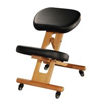 Welltouch Ergonomischer Kniestuhl, Polster schwarz 1 St, 1 stk, Welltouch