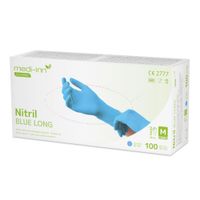 Medi-Inn Nitril blue long Einmalhandschuhe 100 St Verband, 100 stk, Medi-Inn