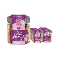 naschlabor 8 Gläser Fruchtgummi Vegan Zeit für mich Groß-Verpackung 960 g, 960 g, naschlabor