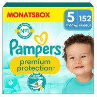 Pampers - Windeln 'Premium Protection' Gr.5, 11-16kg 152 St, 152 stk, Pampers