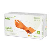 Medi-Inn Nitril Orange Einmalhandschuhe 10x100 St Verband, 1000 stk, Medi-Inn