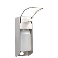 Medi-Inn Wandspender Aluminium, mit Langarmhebel, inkl. Leerflasche 500 ml 10 St, 10 stk, Medi-Inn