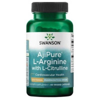Swanson AjiPure L-Arginin mit L-Citrullin 60 St, 60 stk, Swanson