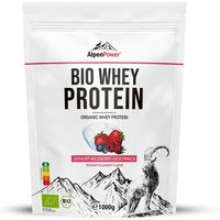 AlpenPower Bio Whey Protein- Joghurt / Wildberry 1000 g Pulver, 1000 g, Alpenpower