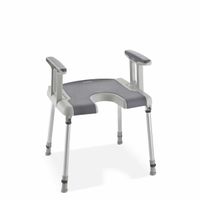 Aquatec® Sorrento Duschhocker mit Armlehnen und Hygieneausschnitt 1 St, 1 stk, Invacare