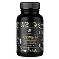 Vitamin D3 20000 I.e. 200 mcg K2 Kapseln Luondu 180 St, 180 stk, Luondu