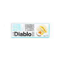:Diablo No Added Sugar Coconut Cookies with Caramel&Peanuts 0,1 kg Kekse, 0.1 kg, Diablo