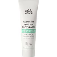 Urtekram - Fluoride Free Sensitive Toothpaste Strong Mint Zahnpasta 75 ml, 75 ml, Urtekram