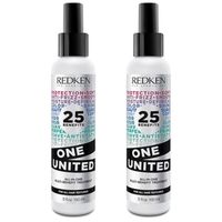 Redken - One United Multi-Benefit Treatment 2er Set*** Leave-In-Conditioner 0,3 l Damen, 0.3 l, Redken
