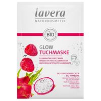 lavera - Glow Feuchtigkeitsmasken 21 ml Damen, 21 ml, lavera