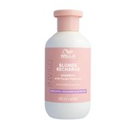 Wella Professionals - INVIGO Blonde Recharge with Purple Pigments - Highlighted, Cool Blonde or Silver Hair Shampoo 300 ml, 300 ml, Wella Professionals