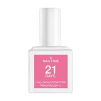 NAILTIME - 21 Days UV Nail Polish Nagellack 8 ml 11-Peach Blush, 8 ml, NAILTIME