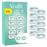 Gillette Venus - Smooth Sensitive in Grün Rasierer & Enthaarungstools 10 Stück, 10 stk, Gillette Venus