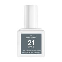 NAILTIME - 21 Days UV Nail Polish Nagellack 8 ml 45-Queen Of The Dark, 8 ml, NAILTIME