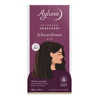 Ayluna Naturkosmetik - Haarfarbe - Nr.100 Schwarzbraun Pflanzenhaarfarbe 100 g, 100 g, Ayluna Naturkosmetik