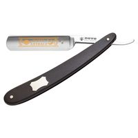DOVO Solingen - Rasiermesser ASTRALE, Karbon, Ebenholz Rasur 1 ct, 1 stk, DOVO Solingen