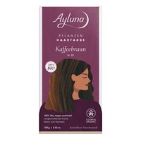 Ayluna Naturkosmetik - Haarfarbe - Nr.80 Kaffeebraun Pflanzenhaarfarbe 100 g, 100 g, Ayluna Naturkosmetik