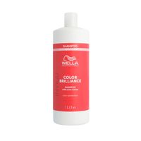 Wella Professionals - INVIGO Color Brilliance with Lime Caviar - Fine to Medium Coloured Hair Shampoo 1000 ml, 1000 ml, Wella Professionals