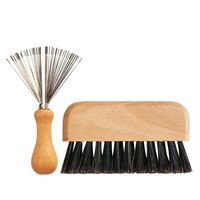 Kostkamm - Kamm- und B&uuml;rstenreiniger Set Flach- und Paddelb&uuml;rsten 2 ct, 2 stk, Kostkamm