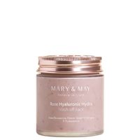 Mary & May - Rose Hyaluronic Hydra Wash Off Pack Reinigungsmasken 125 g, 125 g, Mary & May