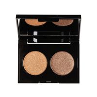 KORRES - Volcanic Minerals Velvet Dual Eyeshadow Palette Lidschatten 3 g 28 - GOLDEN AMBER, 3 g, Korres