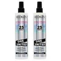 Redken - One United Multi-Benefit Treatment XL 2er Set* Leave-In-Conditioner 0,8 l Damen, 0.8 l, Redken