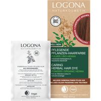 Logona - Pflegende Pflanzen- Pulver Pflanzenhaarfarbe 100 g Dunkelrot, 100 g, LOGONA