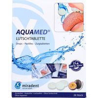 Hager Pharma - MIRADENT Aquamed Mundtrockenheitslutschtablette Mundsp&uuml;lung & -wasser 60 g, 60 g, Hager Pharma