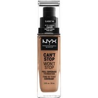 NYX Professional Makeup - Wedding Can't Stop Won't Stop 24-Hour Foundation 30 ml Nr. 12 - Classic Tan, 30 ml, NYX Professional Makeup