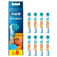 Oral-B - Vitality Pro Kids König der Löwen in Blau/Weiß Kinderzahnpflege 8 Stück, 8 stk, Oral-B
