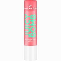 Essence - JUICY BOMB glossy butter balm Lippenbalsam 2,5 g ONE IN A MELON, 2.5 g, Essence
