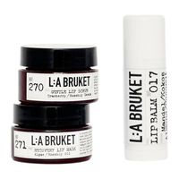L:A BRUKET - 272 Lip Restore Kit = Lip Scrub + Lip Balm + Mask Augen- & Lippenmasken 4 Stück, 4 stk, L:A BRUKET