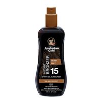 Australian Gold - SPF 15 Spray Gel with Bronzer Sonnenschutz 237 g, 237 g, Australian Gold