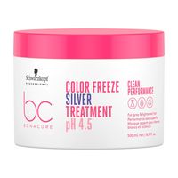 Schwarzkopf Professional - BC BONACURE pH 4.5 Color Freeze Color Freeze Silver Treatment Haarkur & -maske 500 ml, 500 ml, Schwarzkopf Professional