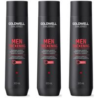 Goldwell - Dualsenses Men Thickening Shampoo 3er Set* 0,9 l Herren, 0.9 l, Goldwell