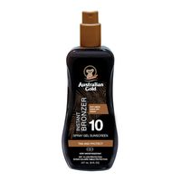 Australian Gold - SPF 10 Spray Gel with Bronzer Sonnenschutz 237 g, 237 g, Australian Gold