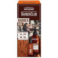 L&acute;Or&eacute;al Men Expert - Geschenkset Barber Club Bartshampoo & Bart&ouml;l mit &auml;therischem Zedernholz&ouml;l Gesichtsreinigung 1 St&uuml;ck Herren, 1 stk, L&acute;Or&eacute;al Men Expert