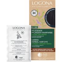 Logona - Pflegende Pflanzen- Pulver Pflanzenhaarfarbe 100 g Schwarz, 100 g, LOGONA