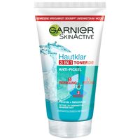 Garnier - Hautklar 3in1 Tonerde Reinigung + Peeling + Maske Reinigungsgel 150 ml, 150 ml, Garnier