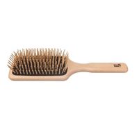Kostkamm - Holzb&uuml;rste - Paddle-Brush Holzb&uuml;rsten 1 St&uuml;ck Damen, 1 stk, Kostkamm