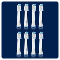 Oral-B - Pulsonic Clean in Weiß Elektrische Zahnbürsten 8 Stück, 8 stk, Oral-B