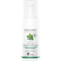 Logona - Purify Mizellen Reinigungsschaum Bio-Minze & Salicyls&auml;ure aus der Weidenrinde Gesichtswasser 100 ml, 100 ml, LOGONA