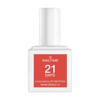 NAILTIME - 21 Days UV Nail Polish Nagellack 8 ml 25-Miami Beach, 8 ml, NAILTIME