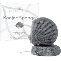 FACES OF FEY - Konjac Sponge - Aktivkohle Gesichtsreinigungstools 2 Stück, 2 stk, FACES OF FEY